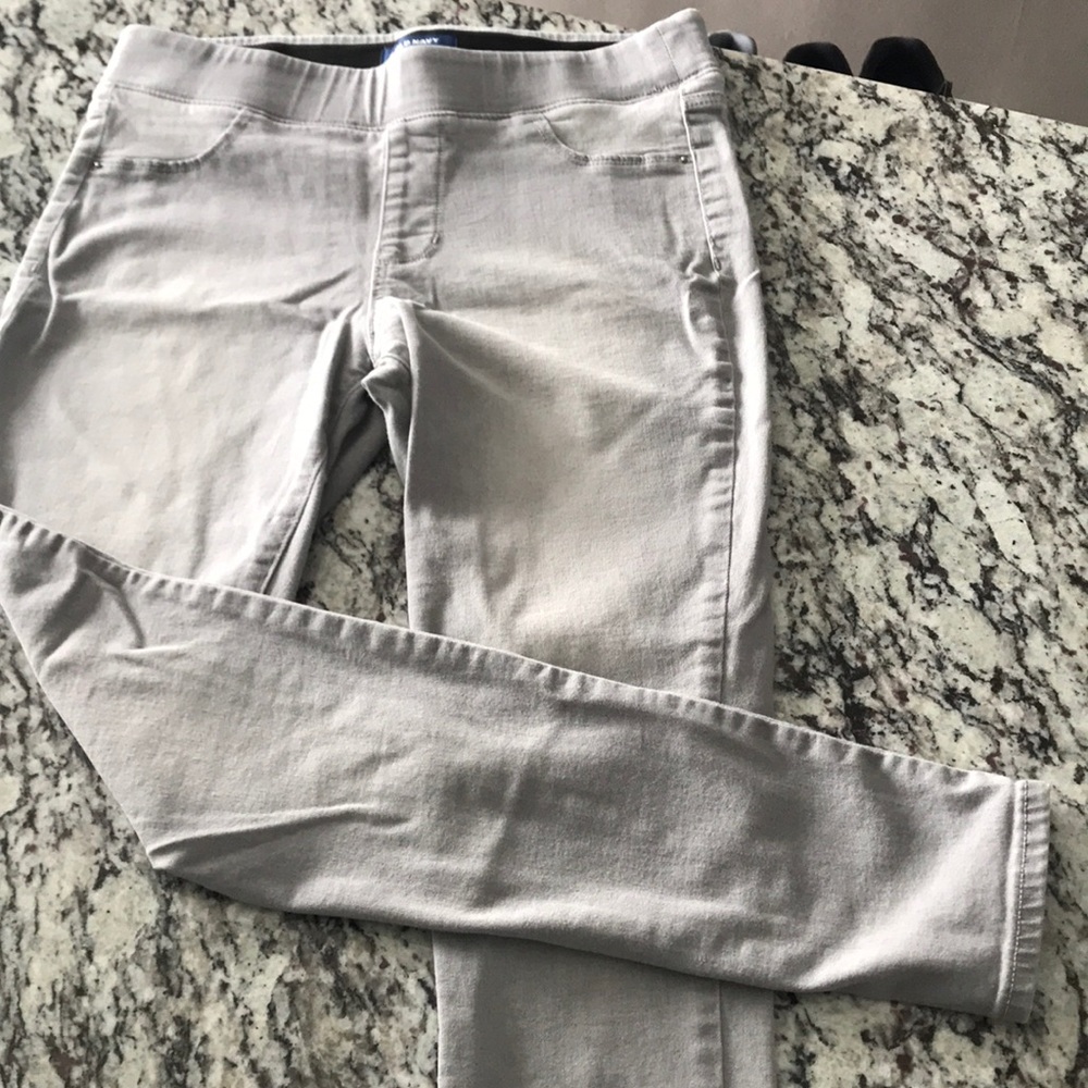 Old Navy Rockstar gray jean